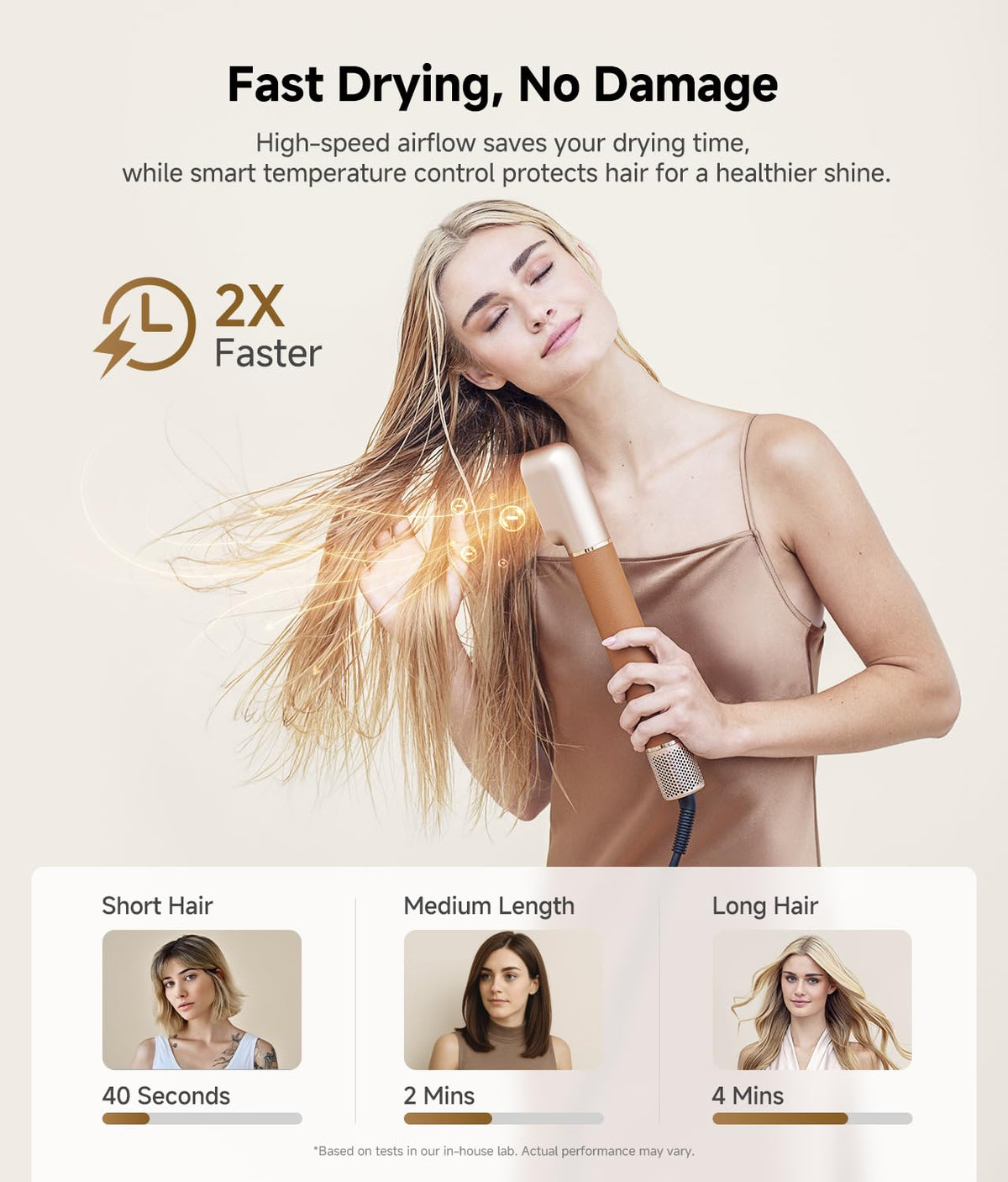 dreame Airstyle Pro 7-in-1 Hair Styler ergonomic handle close-up