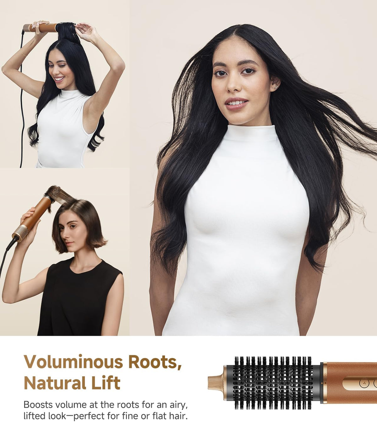 dreame Airstyle Pro 7-in-1 Hair Styler jet airflow technology display