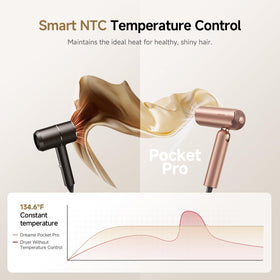 Dreame Pocket Pro Hair Dryer with high-speed motor information