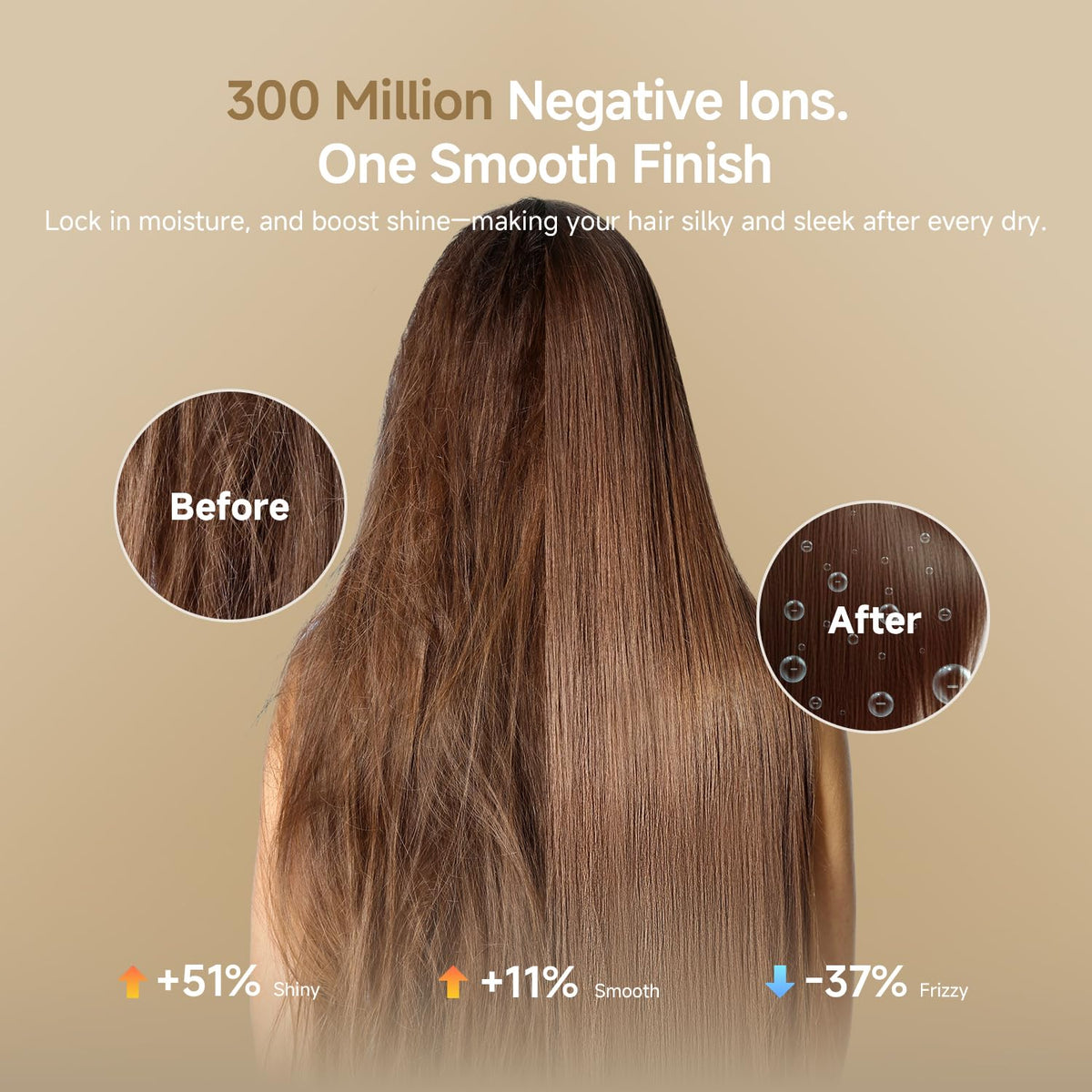 Dreame Pocket Pro Hair Dryer with user styling hair