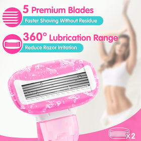 DreamGenius Travel Razor with storage case, side view