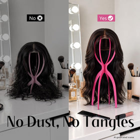 Dreamlover 19.7 Inch Wig Stand side view