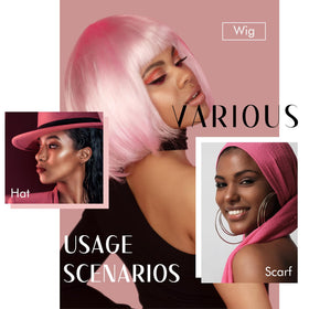 Dreamlover Wig Grip Band Dark Brown displayed with other colours