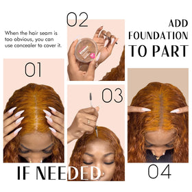 Dreamlover Wig Grip Band tan with adjustable fastener