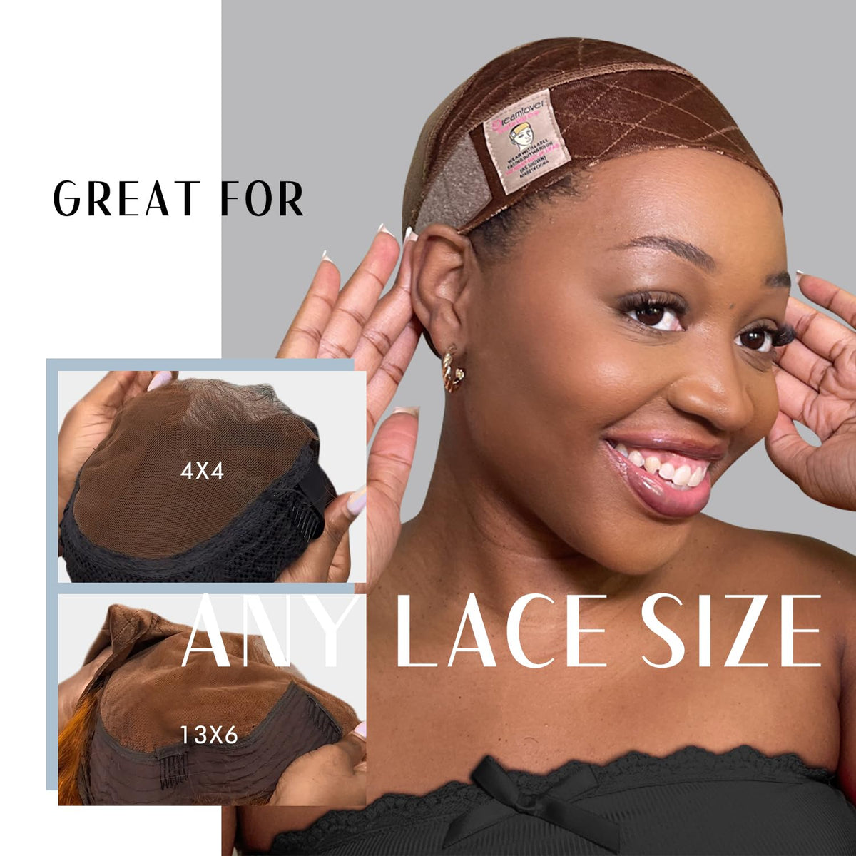 Dreamlover Wig Grip Headband black packaging