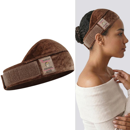 Dreamlover Wig Grip Headband in Brown front view