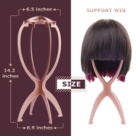 Dreamlover Wig Stand collapsed for easy storage