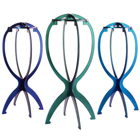 Dreamlover Wig Stand collapsible design in blue