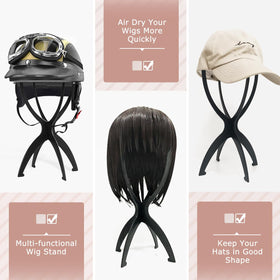 Dreamlover Wig Stand folded for easy storage