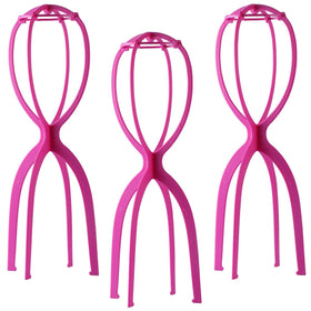Dreamlover Wig Stand Hot Pink front view