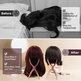 Dreamlover Wig Stand with a cosplay mask