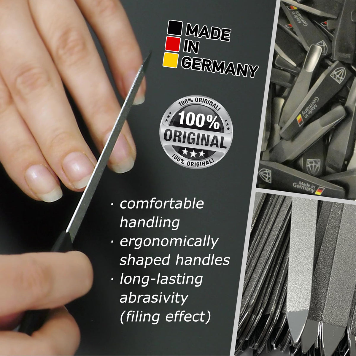 Drei Schwerter nail buffer included in the set