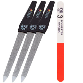 Drei Schwerter Sapphire Nail File Set 3 pieces front view