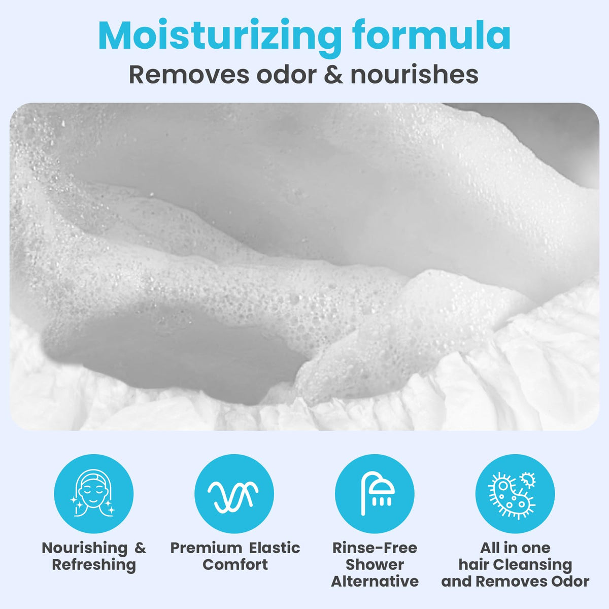 Drench! Medical No Water Hair Washing Cap with Aloe Vera and Vitamin E