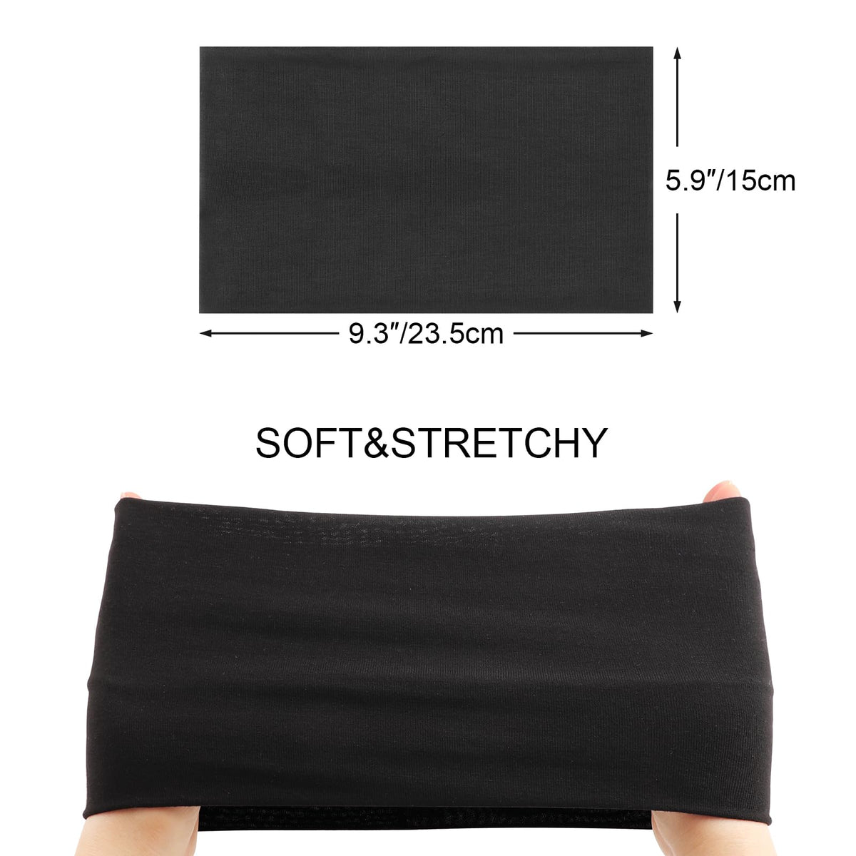 DRESHOW Wide Headband for daily use while applying makeup