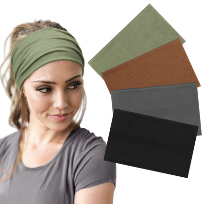 DRESHOW Wide Headbands for Women in assorted colours front view