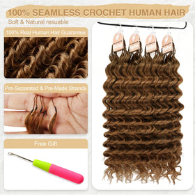 DRESSMAKER 14-inch crochet hair in light auburn colour