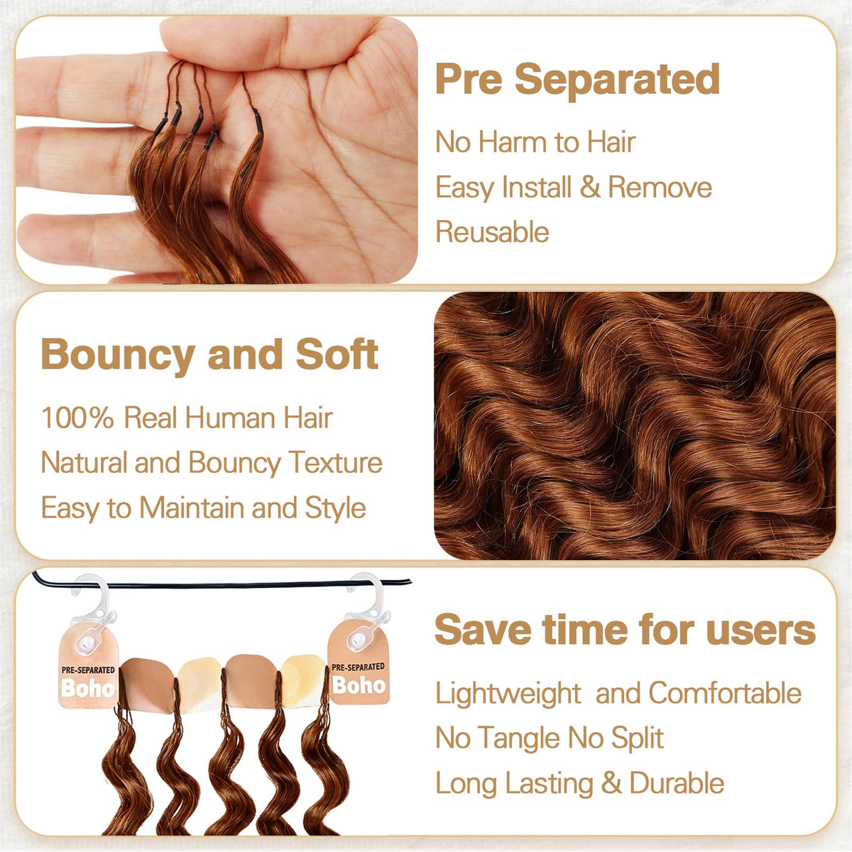 DRESSMAKER crochet hair extensions packaging