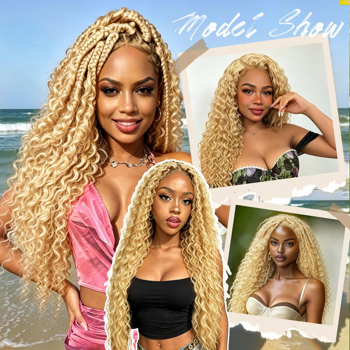 DRESSMAKER crochet hair showing knotless design