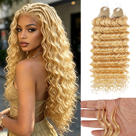 DRESSMAKER Human Crochet Hair 18 Inch Deep Wave front view