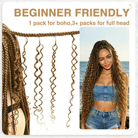 DRESSMAKER Human Crochet Hair 50 strands in a bundle