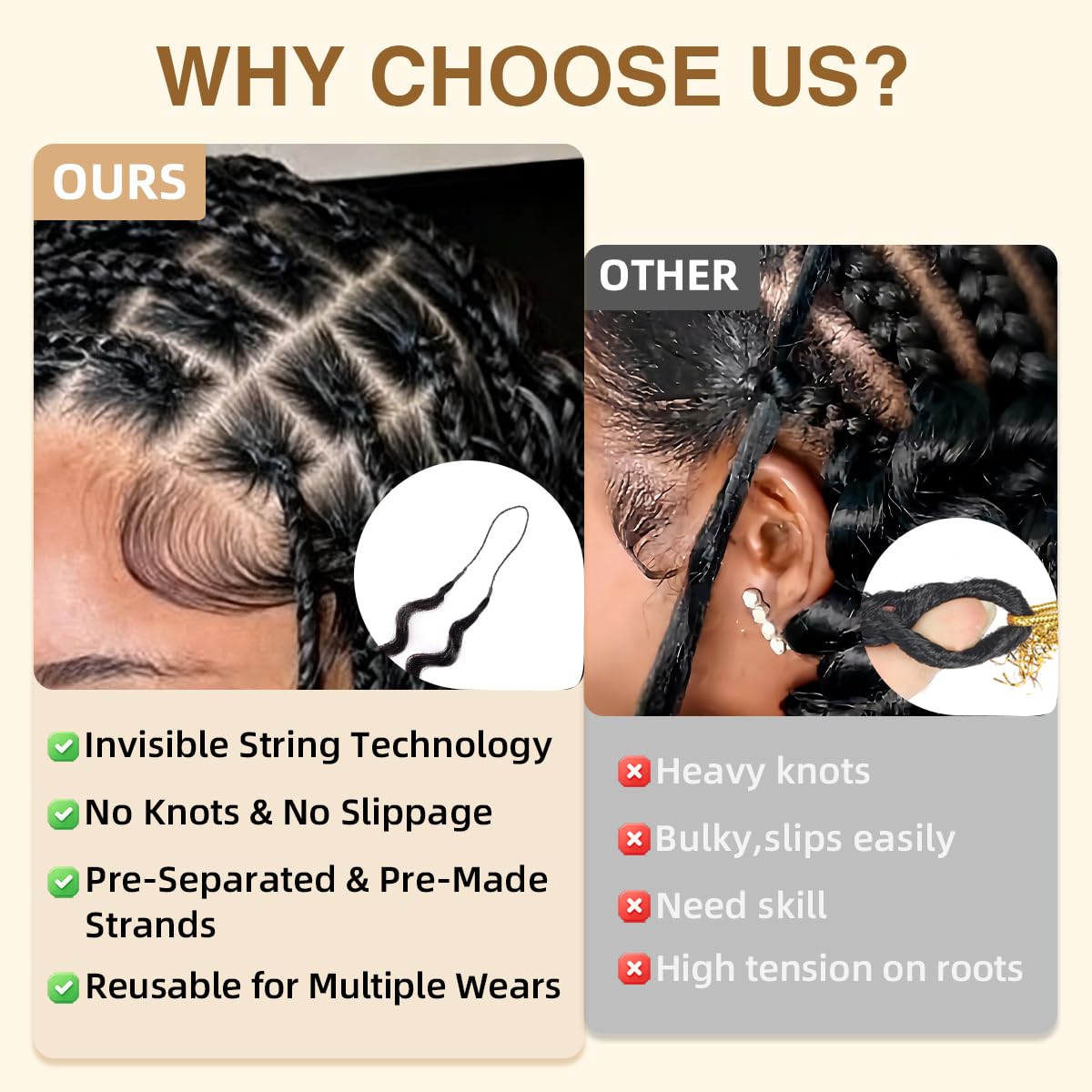 DRESSMAKER Human Crochet Hair 60g bundle