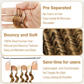 DRESSMAKER Human Crochet Hair Extensions packaging