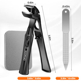 DRMODE Toenail Clippers demonstrating ease of use
