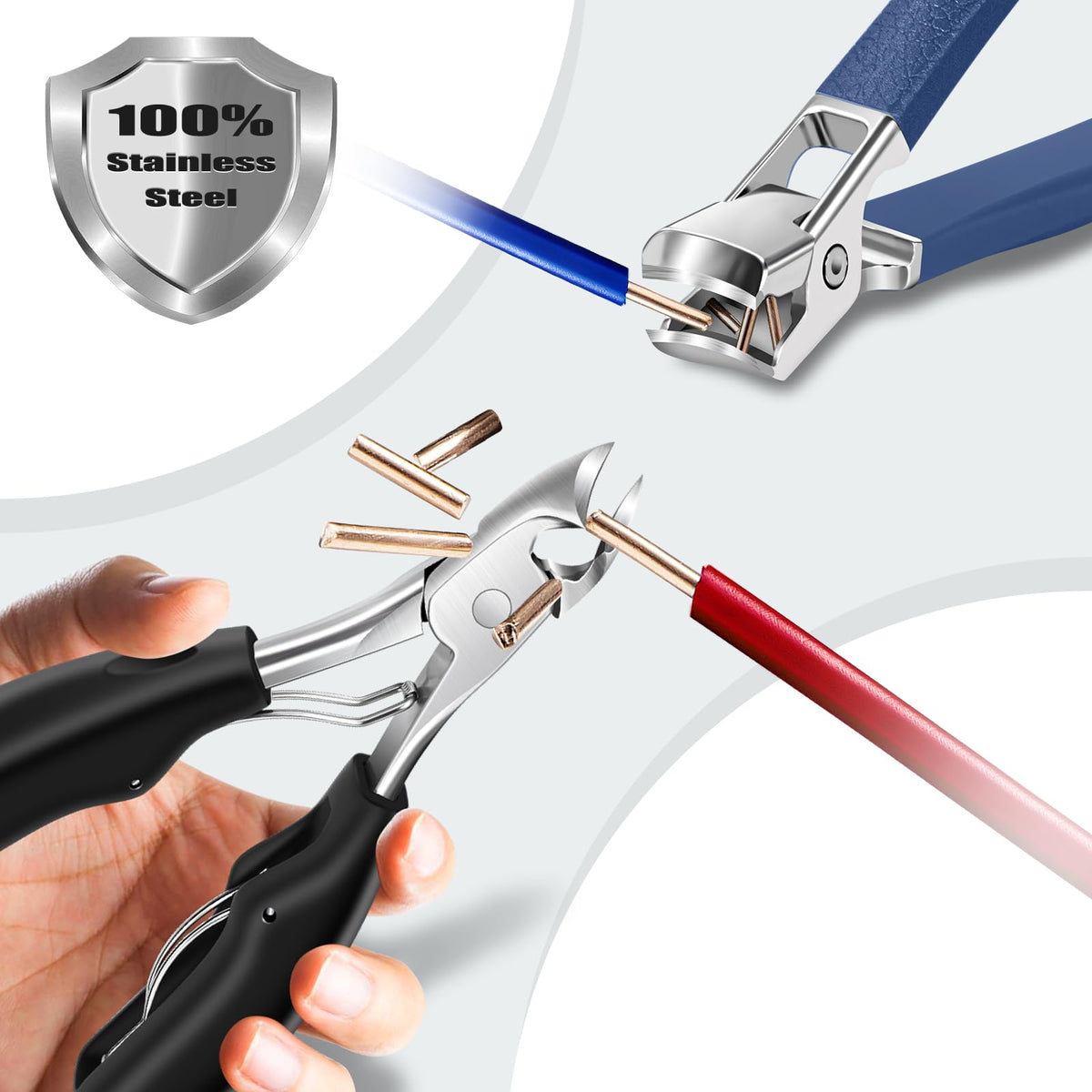 DRMODE Toenail Clippers made of high-quality stainless steel