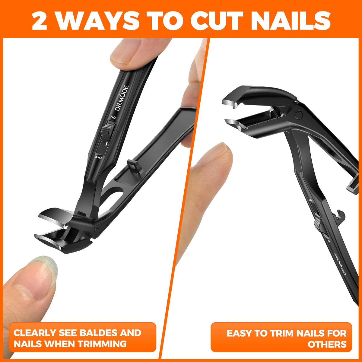 DRMODE Toenail Clippers packaging front view