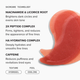 DRMTLGY Brightening Eye Masks in refrigerator