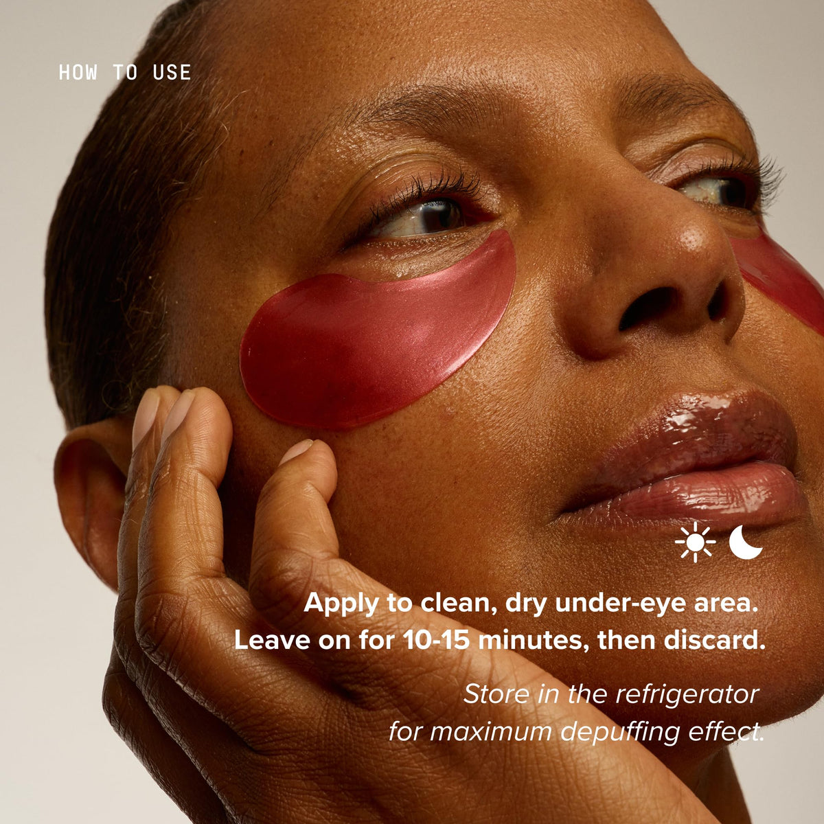 DRMTLGY Brightening Eye Masks lifestyle scene