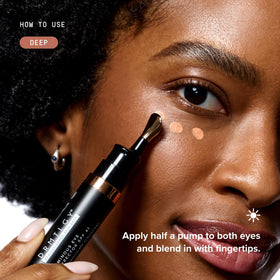 DRMTLGY Luminous Eye Corrector SPF 41 Deep in lifestyle setting