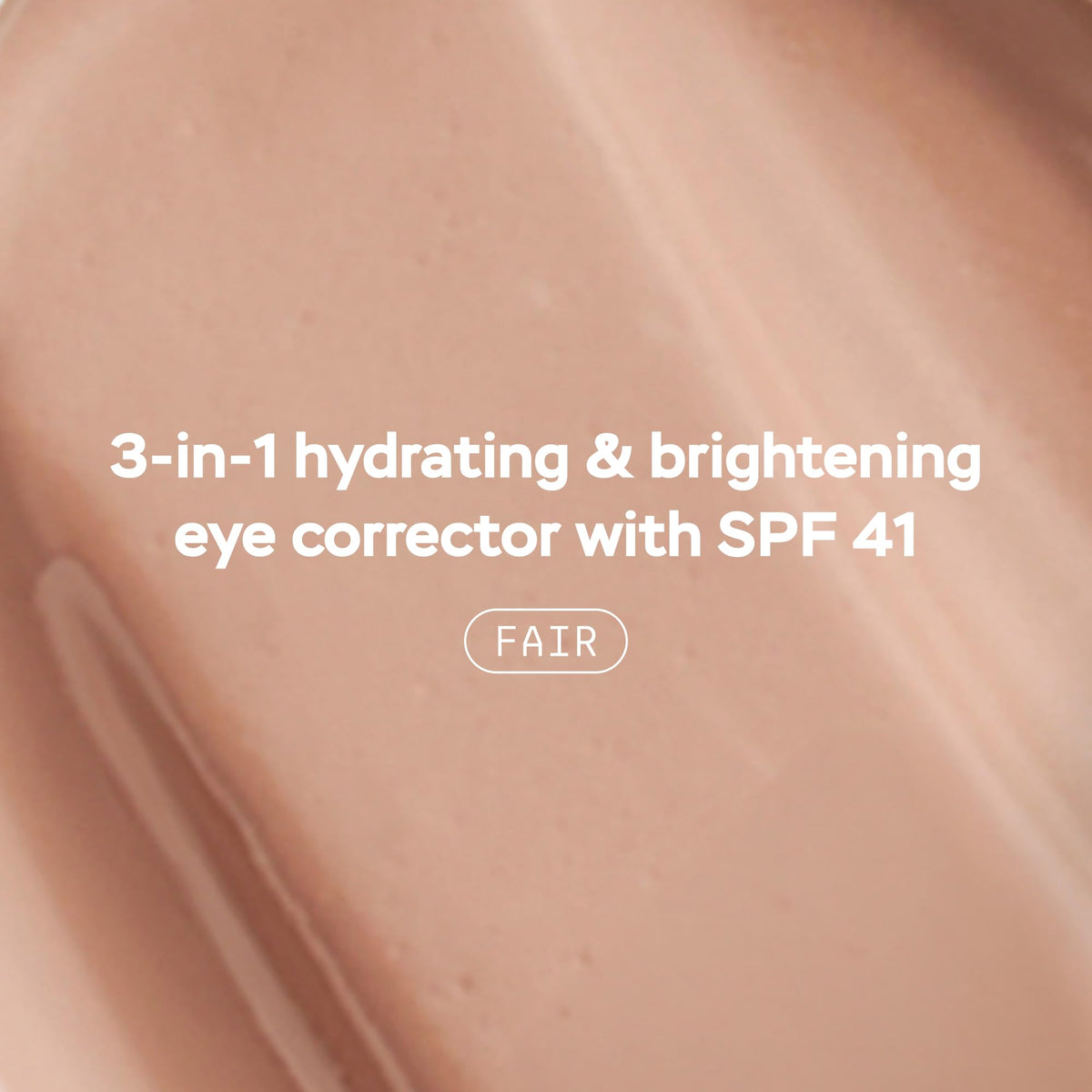 DRMTLGY Luminous Eye Corrector SPF 41 Fair on a vanity table