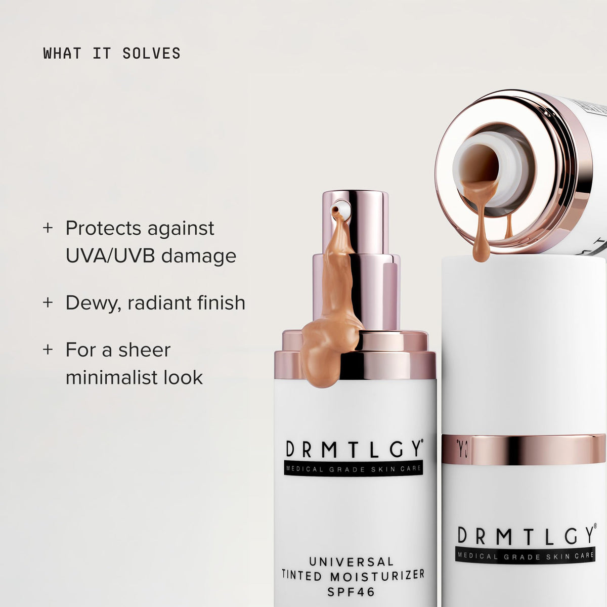 DRMTLGY Tinted Moisturiser SPF 46 2-Pack packaging
