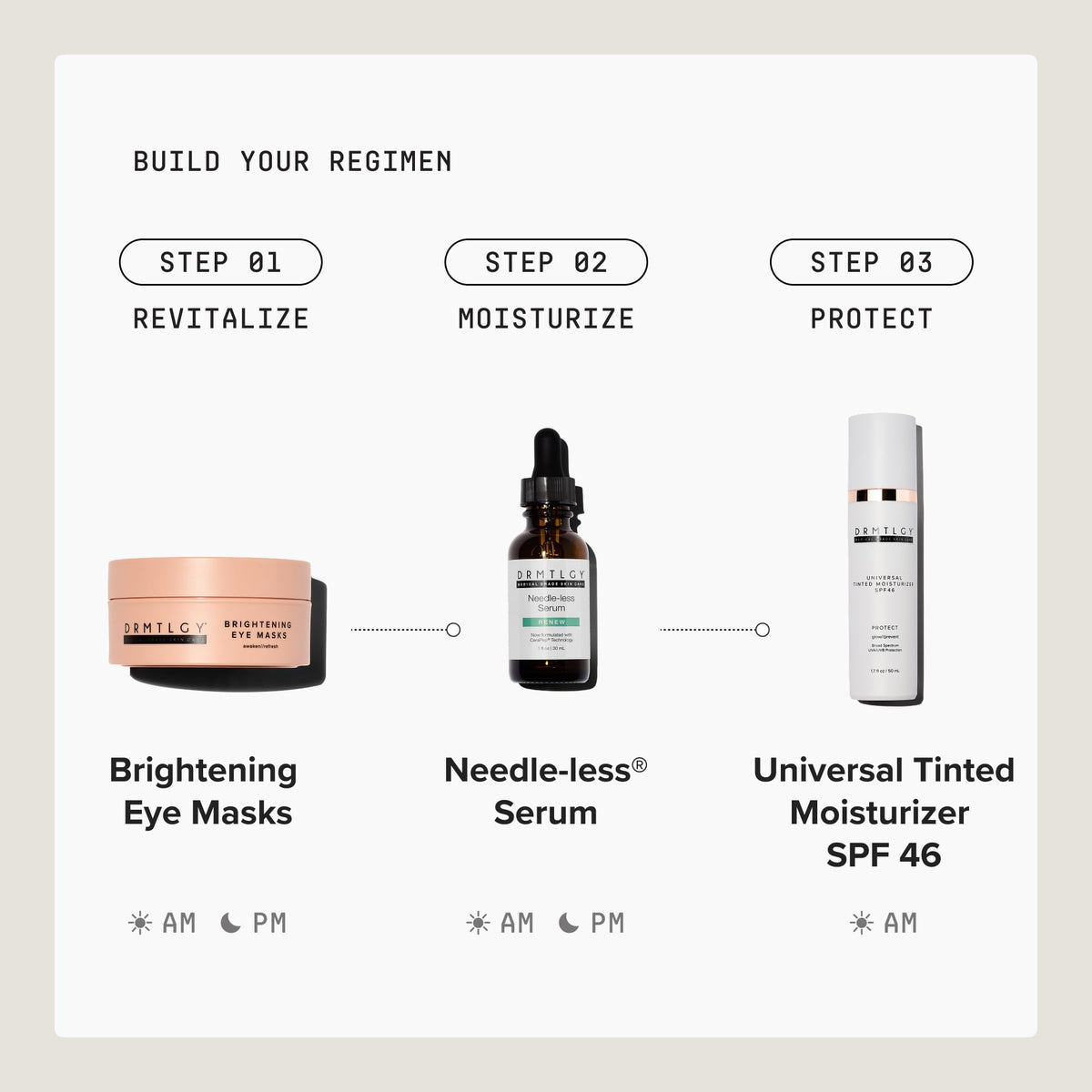 DRMTLGY Tinted Moisturiser SPF 46 in natural light