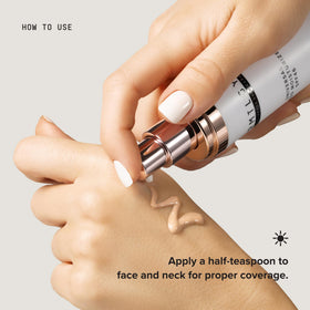 DRMTLGY Tinted Moisturiser SPF 46 on makeup table