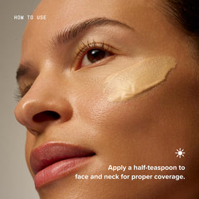 DRMTLGY Tinted Moisturizer SPF 46 on a vanity