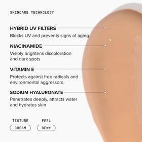 DRMTLGY Tinted Moisturizer SPF 46 texture close-up