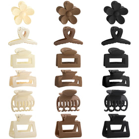 Drnytunk 18Pcs Medium Hair Clips Set in various styles