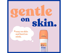 Dry Idea Fresh Linen Antiperspirant next to fitness gear