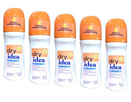 Dry Idea Fresh Linen Roll-On Antiperspirant 3.25 Ounce front view
