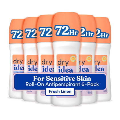Dry Idea Fresh Linen Roll-On Deodorant front view