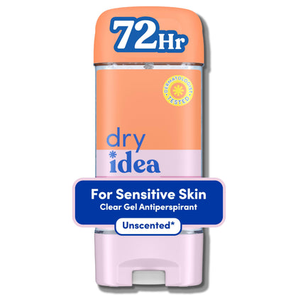 Dry Idea Gel Deodorant for Women, 3 oz, front view