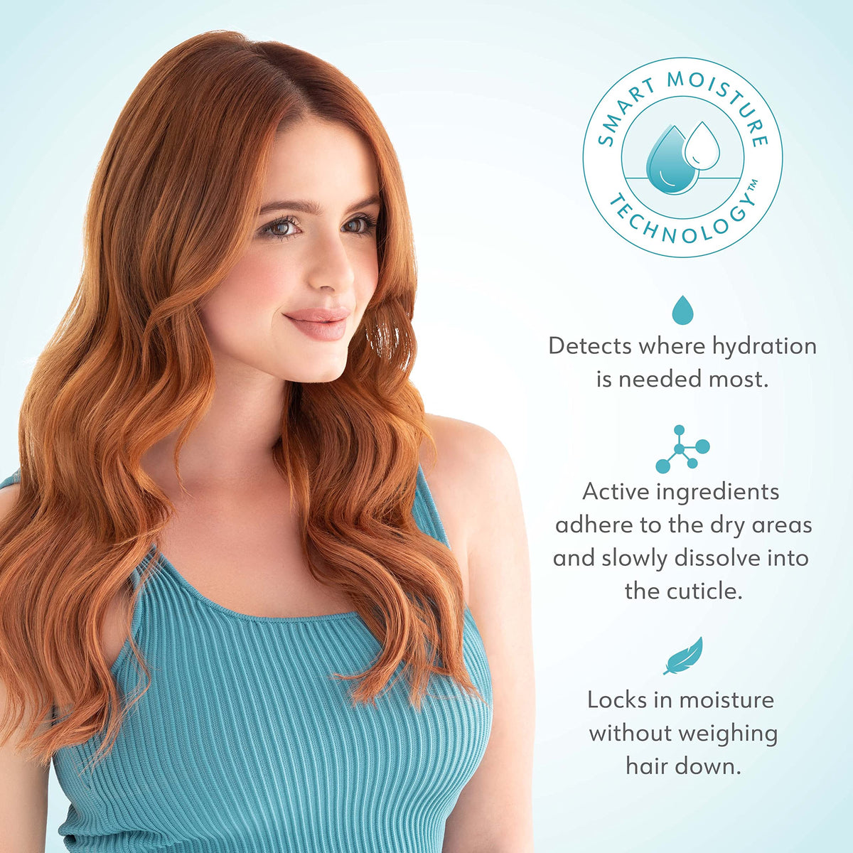 Drybar Agua Fresca Hydrating Conditioner packaging on a bathroom shelf