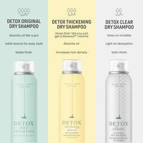 Drybar Detox Dry Shampoo Spray packaging details