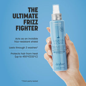 Drybar Liquid Glass Sealant packaging with ingredients