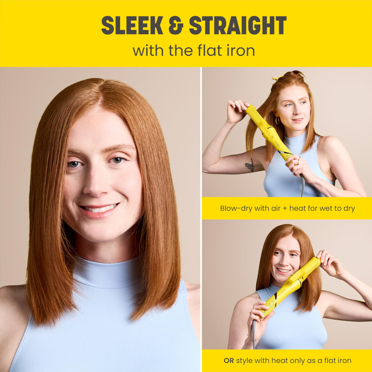 Drybar Multi-Styler with volumizing attachment in action
