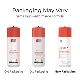 ds labs Revita Shampoo 205 mL back view with ingredients