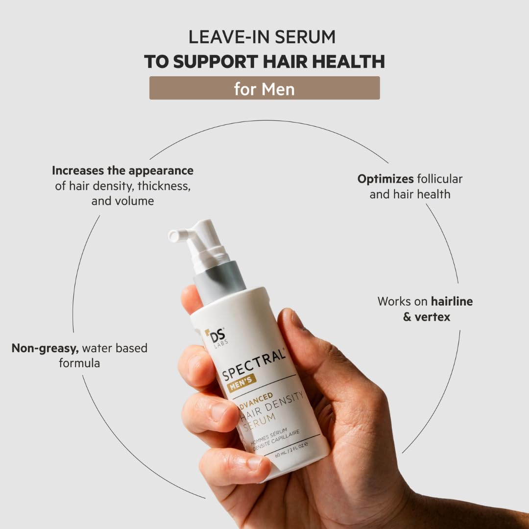 ds labs Spectral Men’s Hair Density Serum 60mL packaging